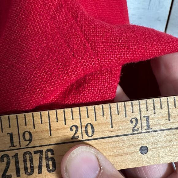 Peacock Ways women’s blazer jacket red black Asian coin button detail - Picture 8 of 9